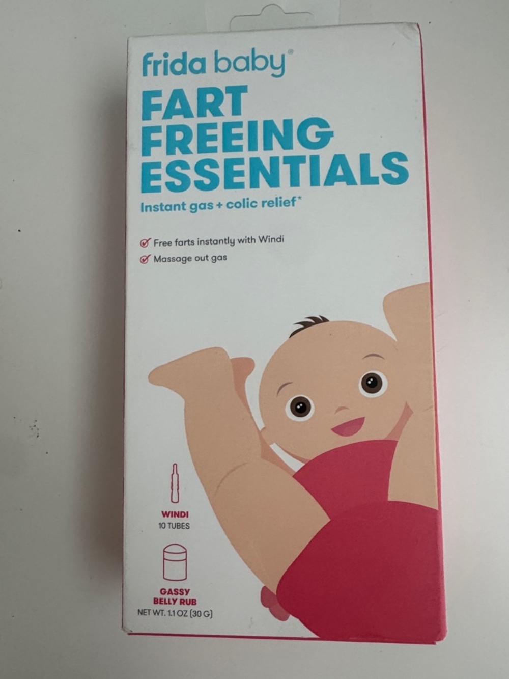 Frida Baby Fart Freeing Essentials - Pink